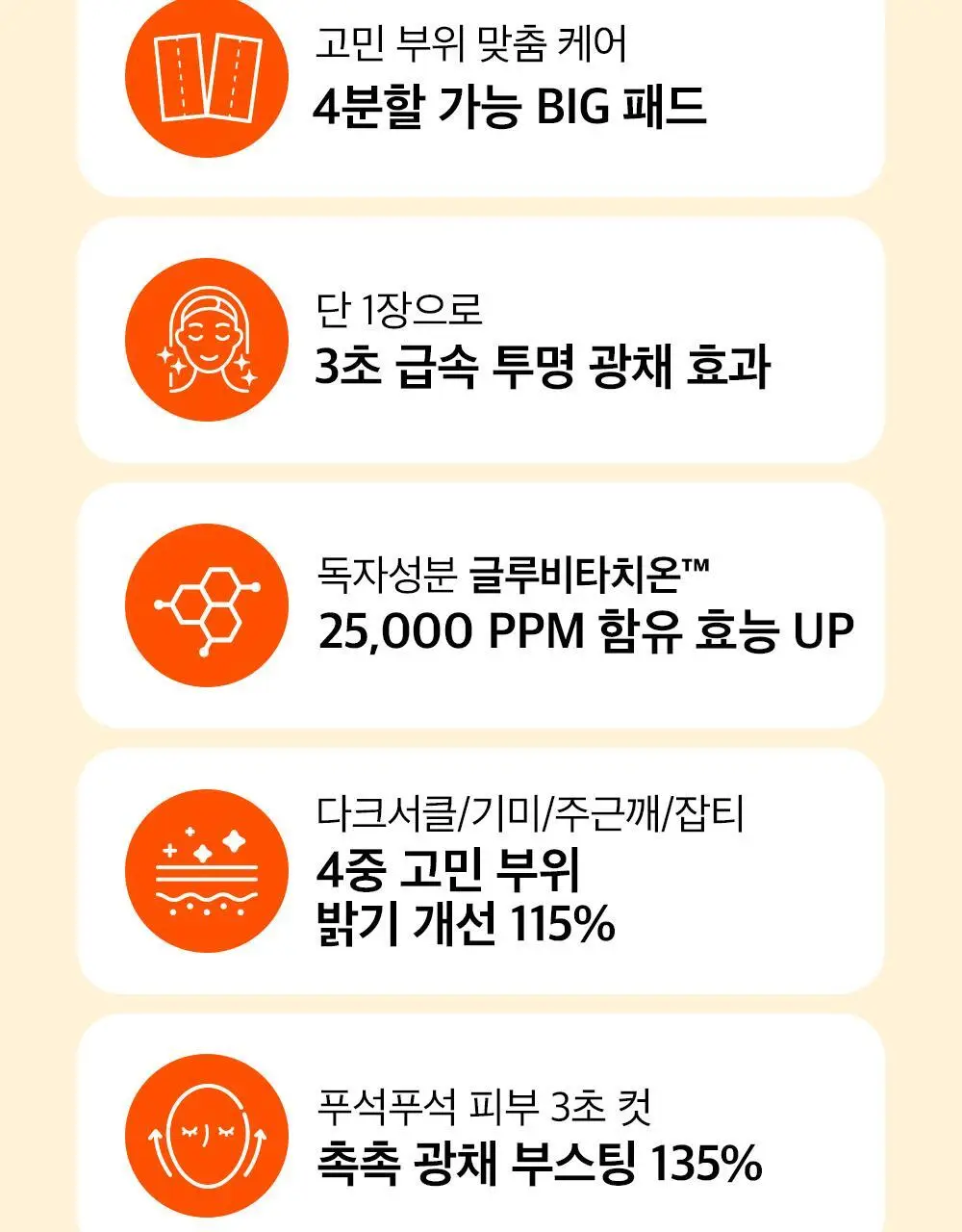 [대용량] 듀이트리 픽앤퀵 뜯어쓰는 더블 패드 100매 (화장발/카밍풀/모공탄력/비타광채) 상세페이지 19